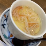 和食 酒処 汐彩 - お通しの茶碗蒸し(¥380)
