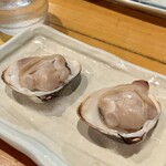 肴や 呉平 - 大ハマグリ焼き