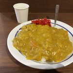 名物 万代そば - カレー 普通盛り