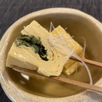 NOMI RESTAURANT - 蕨を巻いた出汁巻