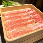 しゃぶ葉 池袋グリーン大通り店 - 豚バラ肉