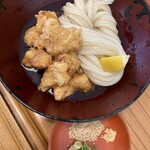レンゲ - かしわ天ぶっかけ930円　冷うどん