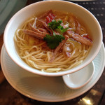 中国料理 「唐宮」  - 焼豚と葱のつゆそば