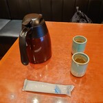 山翠 - テーブルセットアップ状況