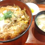 Naniwa Robata Hakka - カツ丼セット(味噌汁おかわり自由)