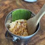 AGNEYA forged in fire - ④卵入り蒸しご飯26000ルピア≒246円