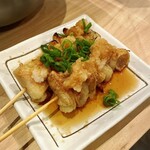 鶏料理処 串焼き 絆 - とり皮ポン酢