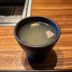 Ramu Yakiniku Semmon Ten Ramune - 最初に出てくるスープ