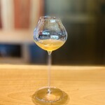 レストラン ウオゼン - ⑨：カモミールティー+蕗の薹風味