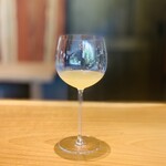 レストラン ウオゼン - ⑧：林檎+ホエー+ローストしたナッツの風味