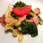 広尾はしづめ - 14.2月 菜の花と干し肉の炒め