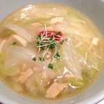 広尾はしづめ - 14.2月 とろ～り白菜と干し貝柱のあかけ湯麺（ゆず麺）