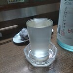 味の蔵どんつく - 日高見純米初絞り霞酒