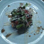 味の蔵どんつく - 茄子とトマトのサラダ