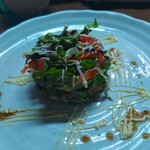 味の蔵どんつく - 茄子とトマトのサラダ