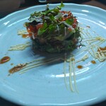 味の蔵どんつく - 茄子とトマトのサラダ