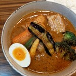 東京らっきょブラザーズ - 霧島豚角煮と野菜スープカレー