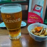 味の蔵どんつく - ノンアルコールビールとお通し