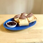 liver mousse and homemade bread