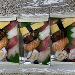 Miyuki Sushi - 本日は、海老が品切れでサーモンに変更されてます