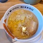 ラーメンにっこう - 鶏白湯つけ麺柚子味
