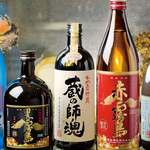 船場 - 焼酎も豊富です。