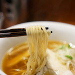 らぁ麺やまぐち - 麺のアップ