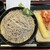 小木曽製粉所 - 料理写真:大ざる蕎麦¥640 紅生姜かき揚げ¥200 イカ天¥200