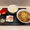 Irorian Kiraku Soba - 私が注文いたしました朝食メニューの「朝食納豆セット」です。