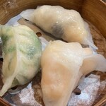 香港飲茶 桜川 - 蒸し餃子三種盛