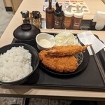 Matsunoya - ロースカツ＆有頭大海老フライ定食