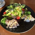 レストラン ラ・マーレ - 2種お刺身サラダ(サワラとメジナ)