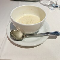 フレンチレストラン フルーヴ - 新じゃがいものポタージュ