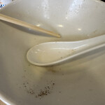 塩豚骨らーめん たちひら - ごちそうさまでした。