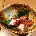 土佐わら焼き料理 みやも亭 - タコブツと鳴門ワカメ780円