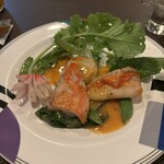 トラットリア リベロ コータロー - 金目鯛と野菜