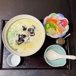 Daikokuya - 豆乳しじみラーメン+ミニ海鮮丼セット