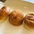 BREAD＆DISHES　MUGINOKI - 料理写真:左から塩パン、カレーパン、練乳フランス