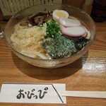 Opippi - 冷やしかやくうどん　７００円　H25.5