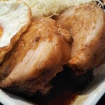 わ楽 - 分厚くて超やわらかくて美味しかったチャーシュー❤️