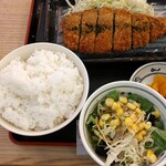 Mekiki no ginji - ｻﾊﾞかつ定食の左側