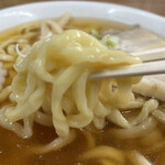 食堂なまえ - うどんの様な極太麺