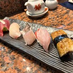 Tosa Sushi To Tempura Oranku Ya - 土佐鮨五貫盛り