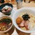 麺処 秋もと - 料理写真:特製塩つけ麺+肉飯_¥1,550+¥380