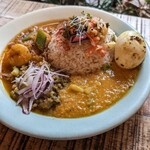 Kitchen and CURRY - 3種盛り