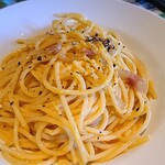 Trattoria YAMAKAWA - 濃厚こってりローマ風カルボナーラスパゲッティ