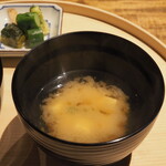 温石 - カマスと発酵エシャレットのご飯