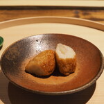 温石 - 葉しょうがの揚げ真薯