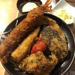 Niigata Katsudon Tarekatsu - 特製合い盛り丼¥1,210