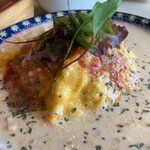 タビユキカフェ - オーソドックスなオムライスが好きな自分は、初めてスープオムライスを食べるので、「本当に美味しいの？」と、少々不安でしたが、とても美味しく頂けました。